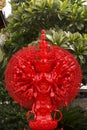 Red thousand hands buddha image for pattern Royalty Free Stock Photo