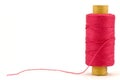 Red thread spool