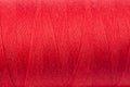 Red thread texture Royalty Free Stock Photo
