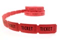 Red Tickets Royalty Free Stock Photo