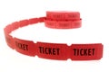 Red Tickets Royalty Free Stock Photo