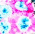 Red Tie Dye. Dyed Hippie Art. Textile Boho