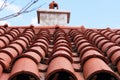 Red tiled roof Royalty Free Stock Photo