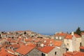 Red tiled roofs in the historic centre of Dubrovnik Croatia Royalty Free Stock Photo