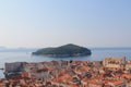 Red tiled roofs in the historic centre of Dubrovnik Croatia Royalty Free Stock Photo