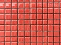 red tiles wall. background. texture of tiles Royalty Free Stock Photo