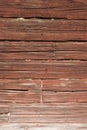 Red timber wall Halsingland Sweden Royalty Free Stock Photo