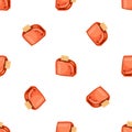 Red toaster pattern seamless vector