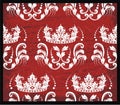 Red toile backrgound Royalty Free Stock Photo