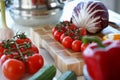 Red Tomato Assortment Ingredient Photography