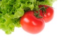 red tomato and cucumbers Royalty Free Stock Photo