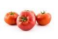 Red tomato group on white background photo. Beautiful Royalty Free Stock Photo