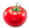 Red tomato isolated on white background Royalty Free Stock Photo