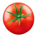 Red tomato isolated on white background Royalty Free Stock Photo