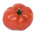 Red tomato izolated on white