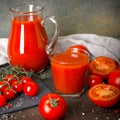 Red tomato juice, freshness, drink, healthy food, vegetarian food, drink, juicy, ripe, healthy, vitamins, tomatoes, jug raw food,