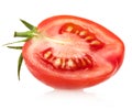 Red tomato slice Royalty Free Stock Photo