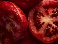 Red tomato texture close up Royalty Free Stock Photo