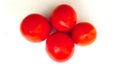 Red tomato top portion Royalty Free Stock Photo