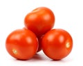 Red tomato vegetable closeup isolated on white background Royalty Free Stock Photo