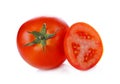 Red tomato vegetable isolated on white background Royalty Free Stock Photo