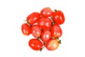 Red tomatoes isolated on a white background. Royalty Free Stock Photo