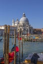 Venice in the spring. View of the canals and embankments. Old architecture.