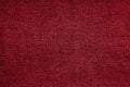 Red tone jeans denim fabric texture abstract background. Royalty Free Stock Photo