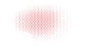 Red Toned Halftone Dot Gradient Abstract Texture, vector design Generative AI Royalty Free Stock Photo