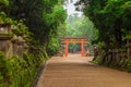 Red torii gate, Kasuga Taisha Shrine, Nara, Japan Royalty Free Stock Photo
