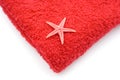 Red towel Royalty Free Stock Photo