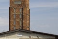 Red Tower of Death, UNESCO site with inscription in Czech language