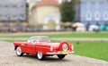 Red toy car Royalty Free Stock Photo