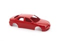 Red toy car body