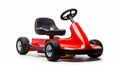 Red Toy Electric Go Kart On White Background Royalty Free Stock Photo