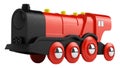 Red toy engine Royalty Free Stock Photo