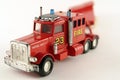 Red Toy Fire Truck Royalty Free Stock Photo