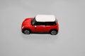 Red toy mini car Royalty Free Stock Photo