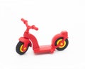 Red toy scooter Royalty Free Stock Photo