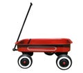 Red Toy Wagon Royalty Free Stock Photo
