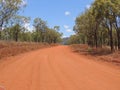 Red track in Queensland