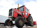 Red tractor Royalty Free Stock Photo