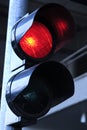 Red traffic light Royalty Free Stock Photo