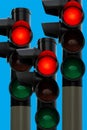 red traffic light Royalty Free Stock Photo