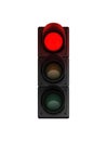 Red Traffic Light Composition Royalty Free Stock Photo