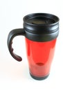 Red Travel Mug Royalty Free Stock Photo