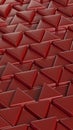 Red triangles. Puzzle. Smartphone desktop wallpaper. Art concept.