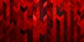 Red triangular abstract background, Grunge surface, 3d Rendering Royalty Free Stock Photo