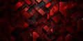 Red triangular abstract background, Grunge surface, 3d Rendering Royalty Free Stock Photo