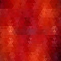 red triangular background. polygonal style. layout for advertising. eps 10 Royalty Free Stock Photo